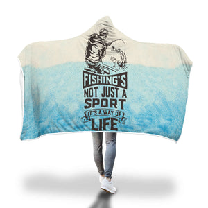 Awesome Fishing Hooded Blanket