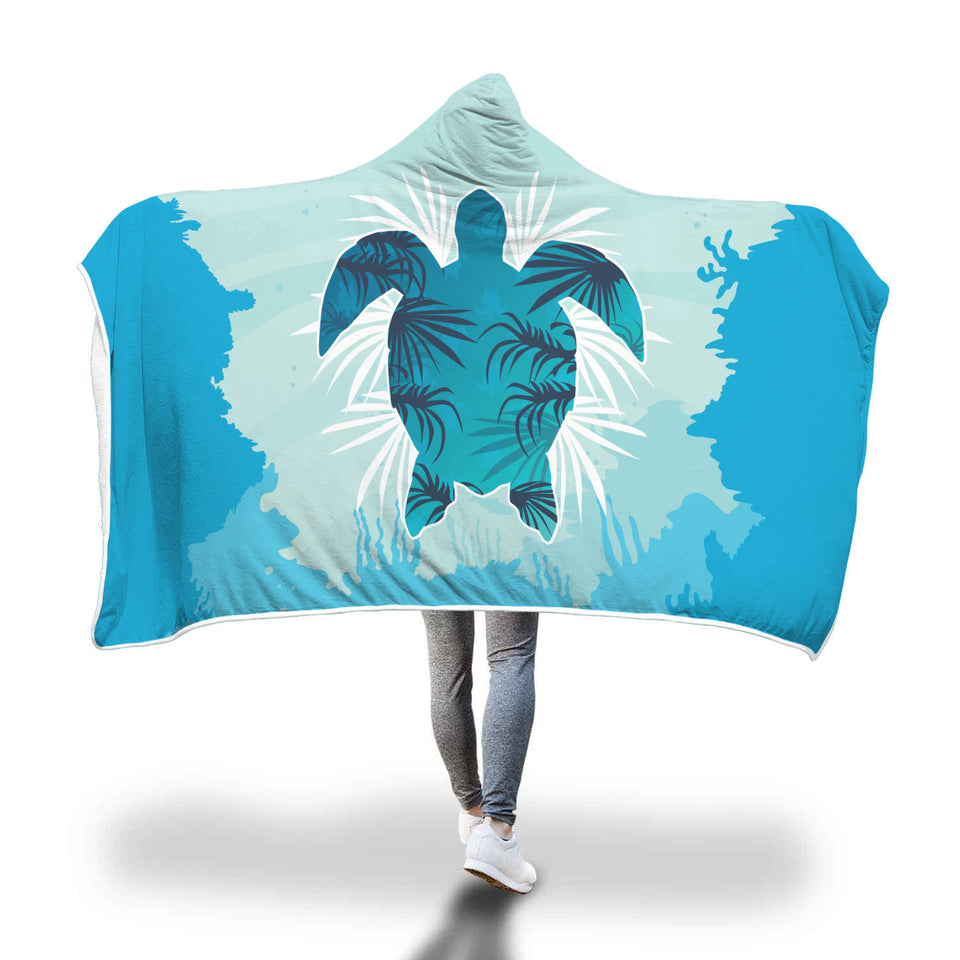 Awesome Sea Turtle Hooded Blankets