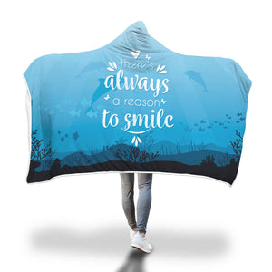 Awesome Dolphin Hooded Blanket