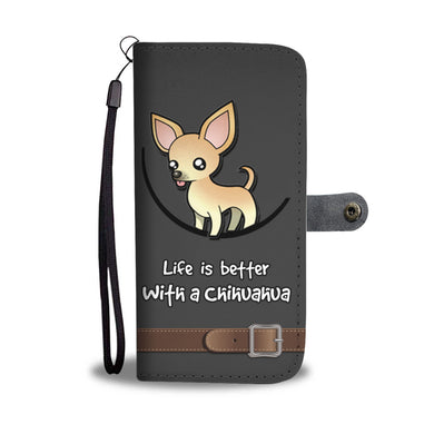 Awesome Chihuahua Dog Phone Wallet Case - Available for All Devices