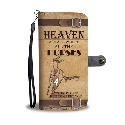 Awesome Horse Heaven Phone Wallet Case - Available for All Devices