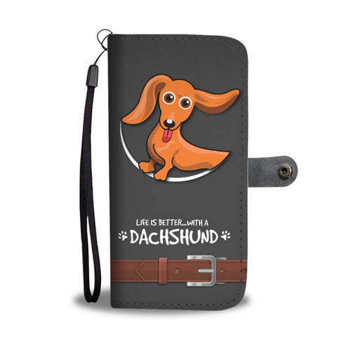 Awesome DACHSHUNDS Phone Wallet Case - Available for All Devices
