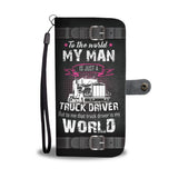 Awesome Truck Drivers Phone Wallet Case - Available for All Devices