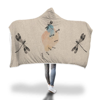 Awesome Dragonfly Hooded Blanket