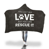 Awesome Dog Rescue Hooded Blanket