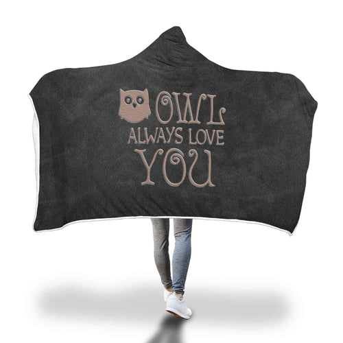 Awesome Owl Hooded Blanket