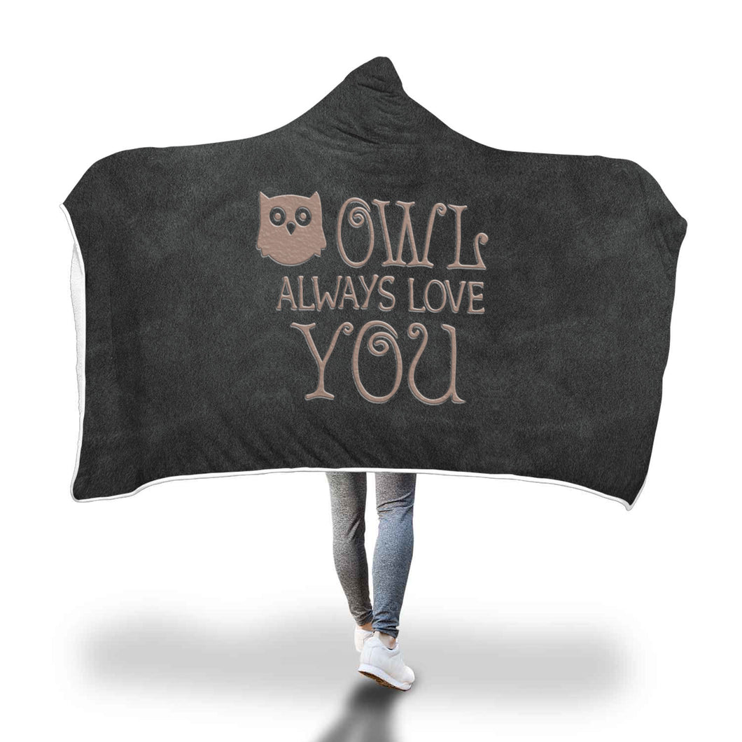 Awesome Owl Hooded Blanket