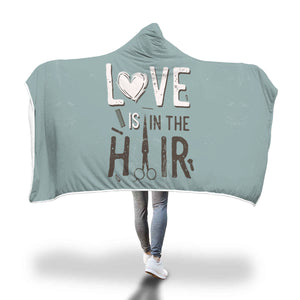 Awesome Hairstylist Hooded Blanket