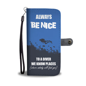 Awesome Scuba Diving Phone Wallet Cases - Available for All Devices