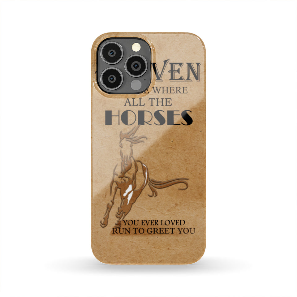 Awesome Horse Heaven Phone Case
